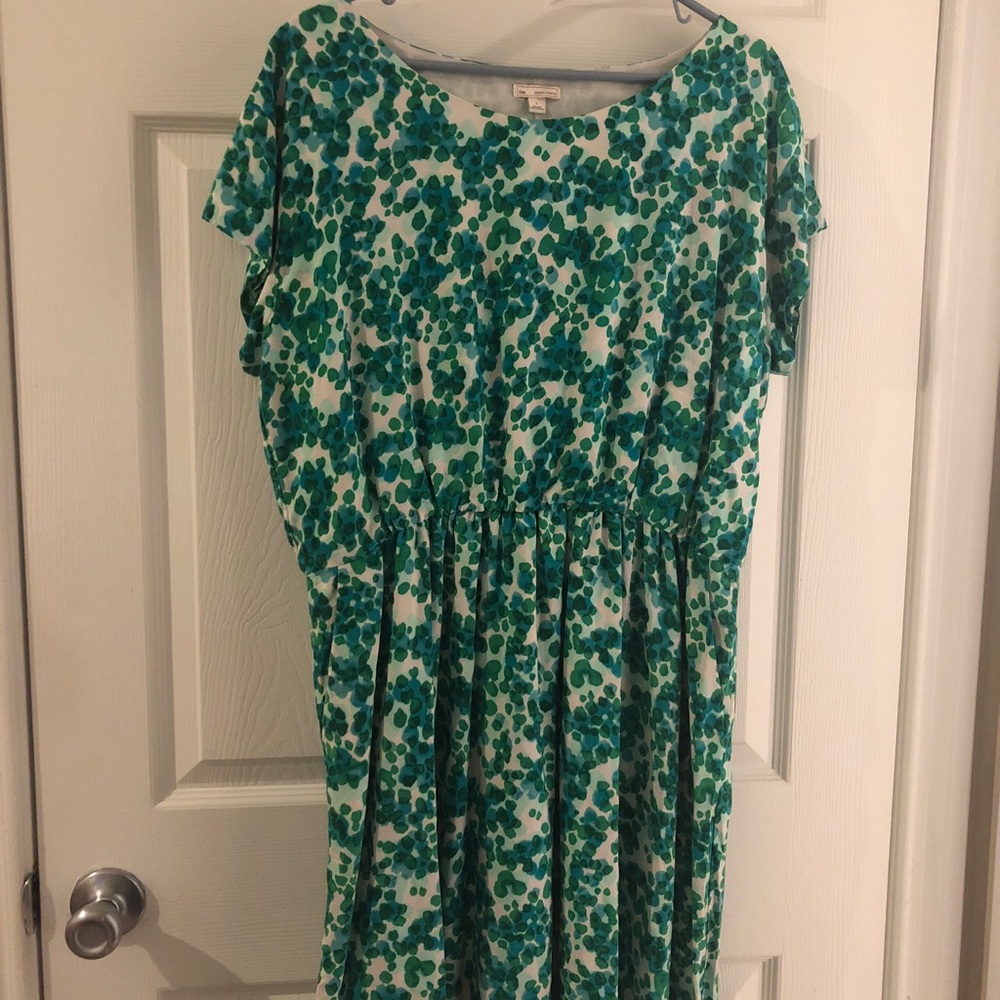 GAP cap sleeve vintage inspired dress